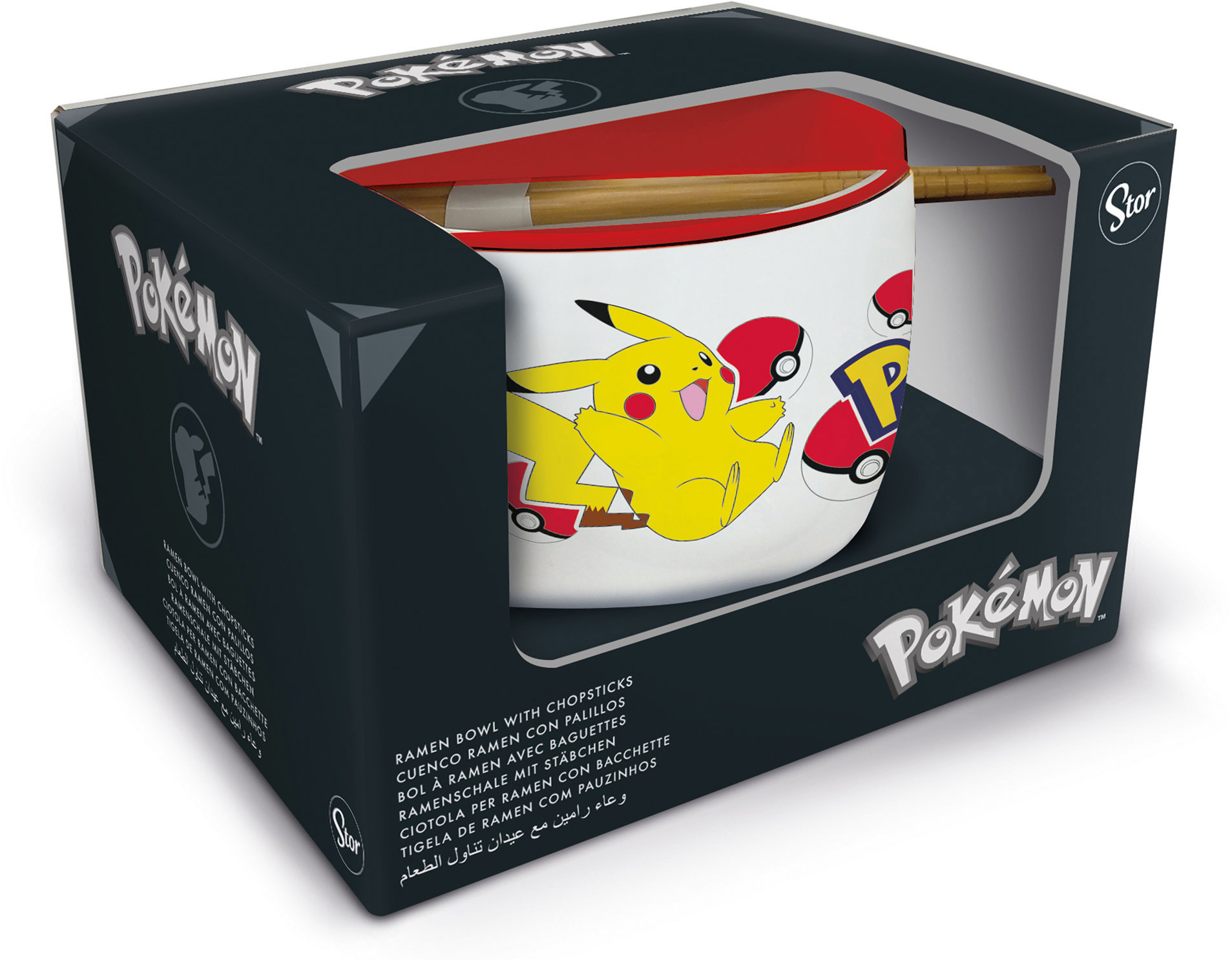 Pokémon ramen miska a hůlky – dárkový set
