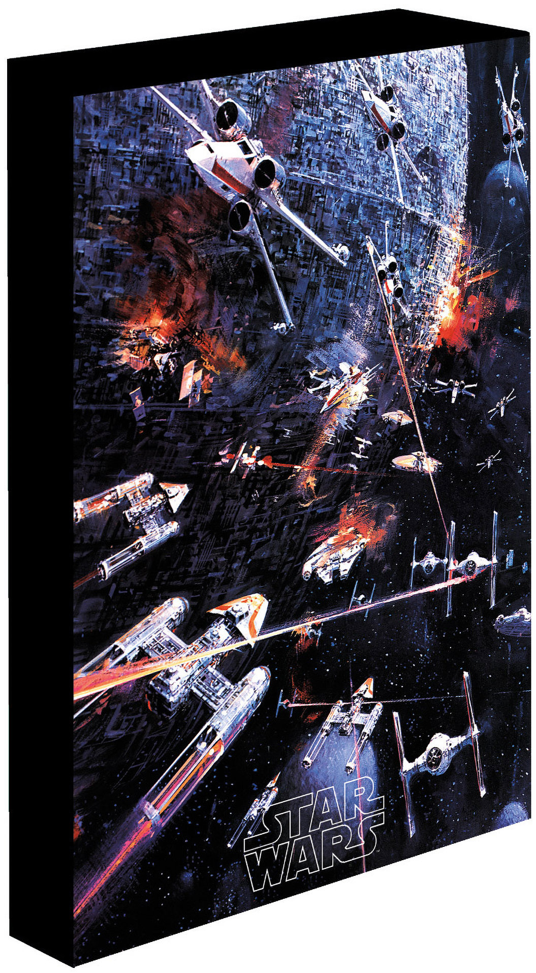 Star Wars, 30 × 40 cm - LED svítící obraz