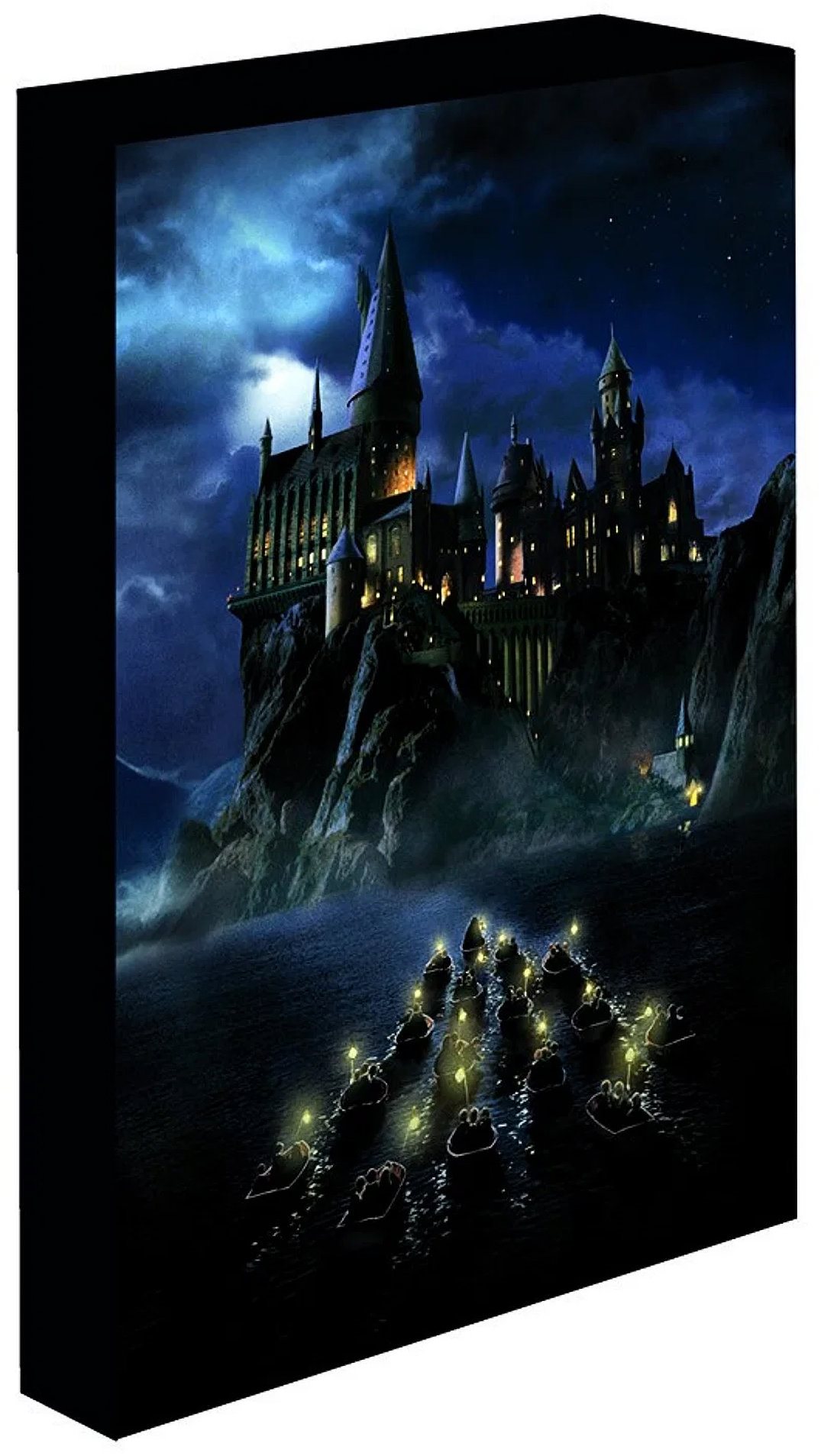 Harry Potter - Bradavice, 30 × 40 cm - LED svítící obraz