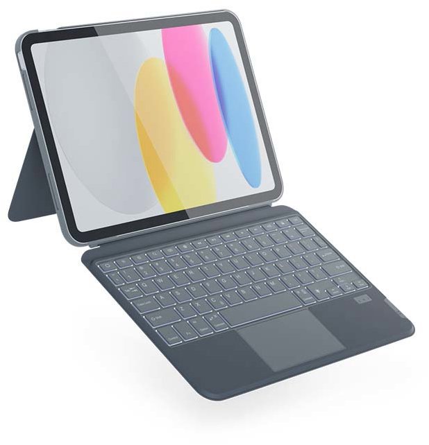 Epico podsvícená klávesnice pro iPad 10,2" - SK/šedá (A00)