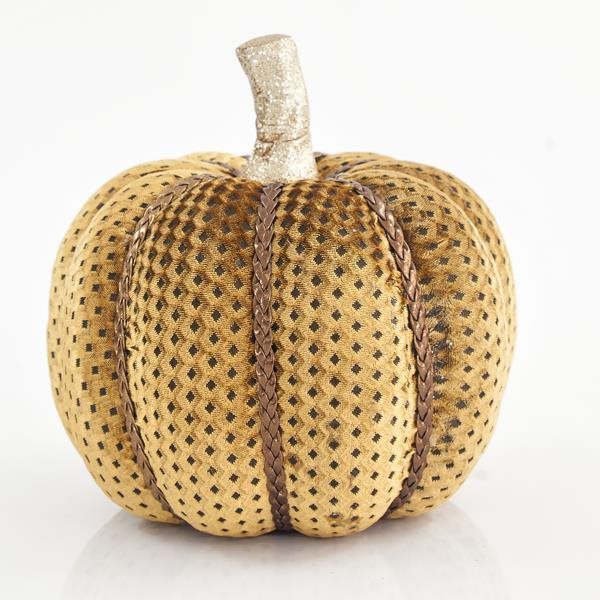 EUROLAMP Vánoční ozdoby - žlutá dýně, 19 x 19 x 17 cm