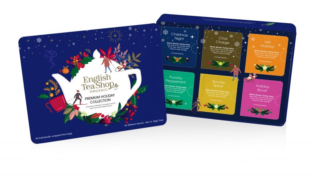 English Tea Shop Prémiová modrá dárková 54 g, 36 ks bio