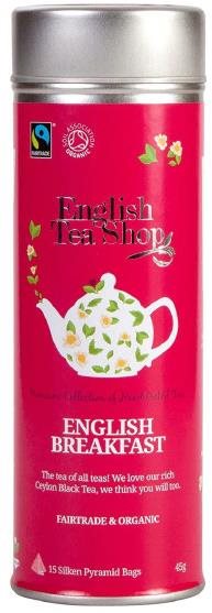 English Tea Shop English Breakfast černý čaj v plechovce, bio