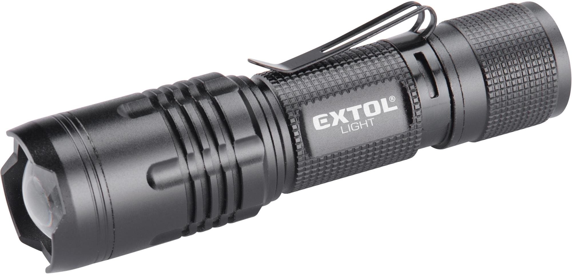 EXTOL LIGHT Svítilna 400 lm, zoom, CREE XTE 5 W