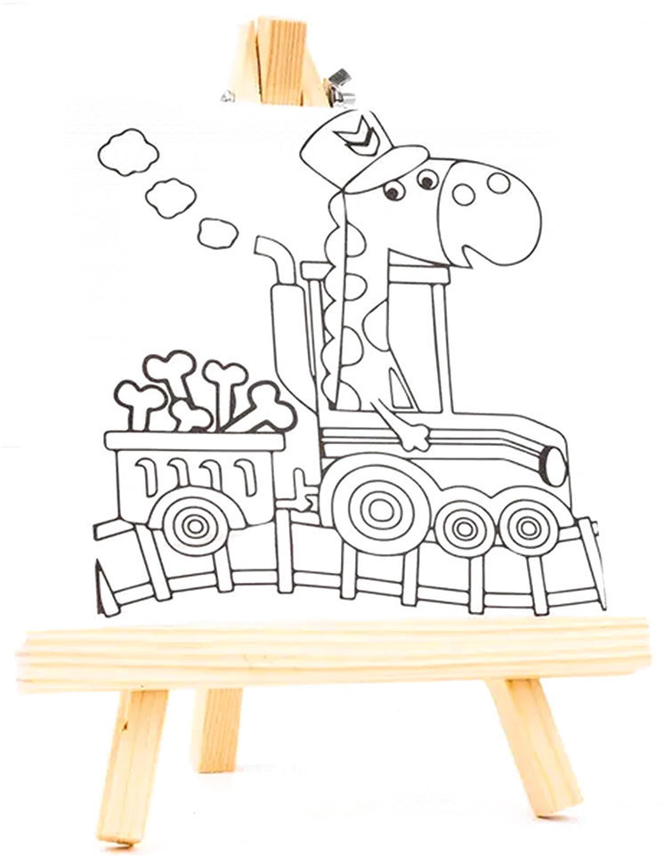 FANDY Plátno s předlohou a stojánkem 176055