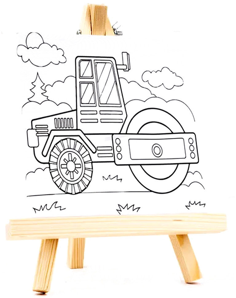 FANDY Plátno s předlohou a stojánkem 176074