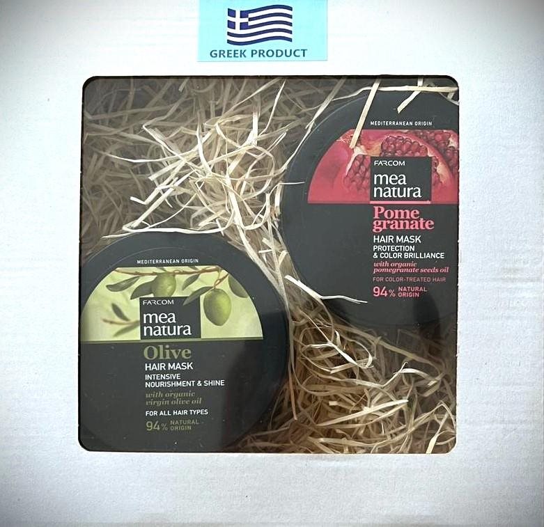 Farcom Maska na vlasy, Granátové jablko 250 ml + Olivová 250 ml