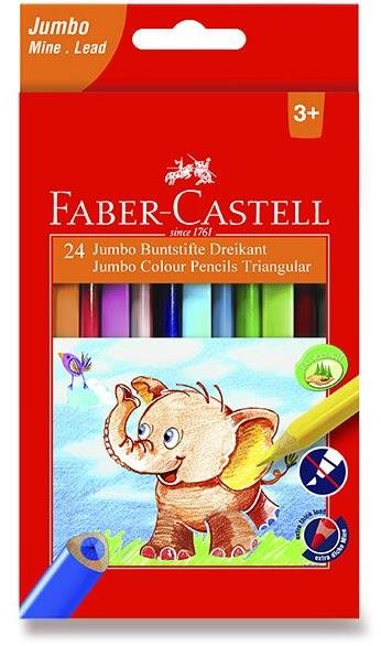 FABER-CASTELL Extra JUMBO 24 barev