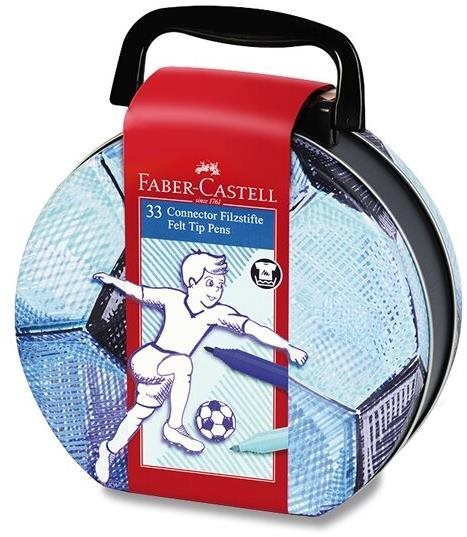 FABER-CASTELL Connector design fotbal 33 barev