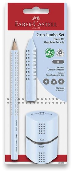 FABER-CASTELL Grip Set Jumbo Sky Blue