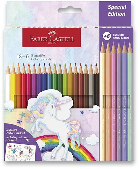 FABER-CASTELL Unicorn, 24 barev