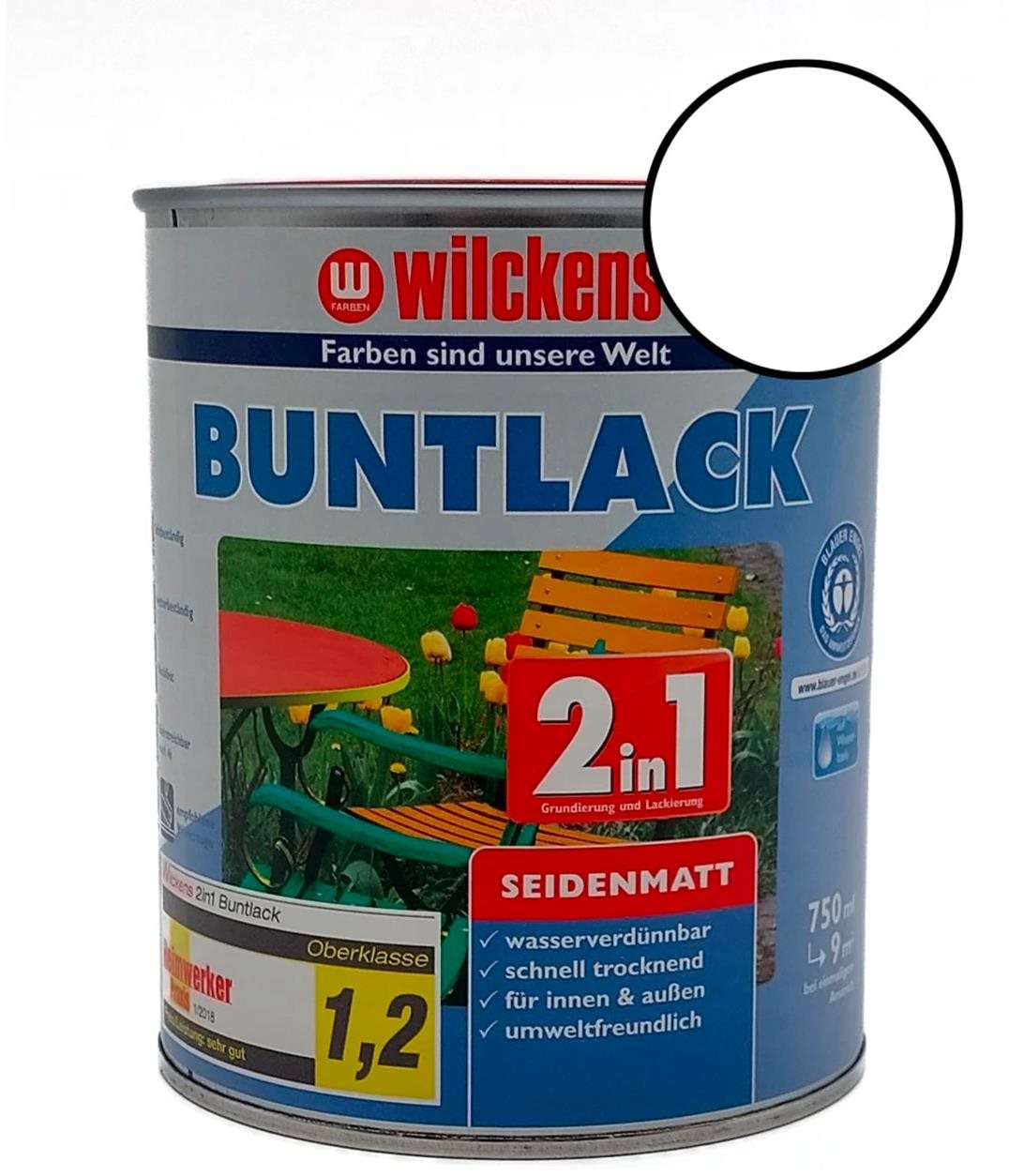 Wilckens Vodouředitelná univerzální akrylátová matná barva 2 v 1 bílá, WI.12491000050
