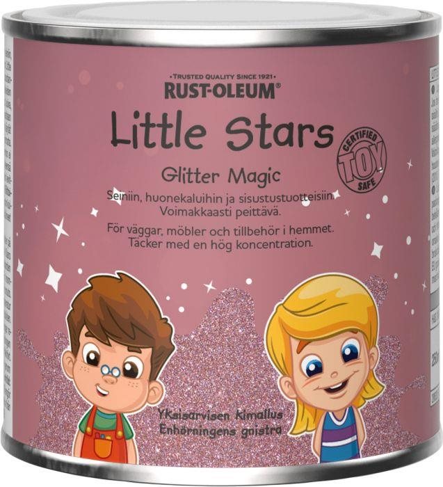 Rust-Oleum Třpytivá barva na dětský nábytek a hračky Glitter Magic fialová, RO.20633.DE.0.25