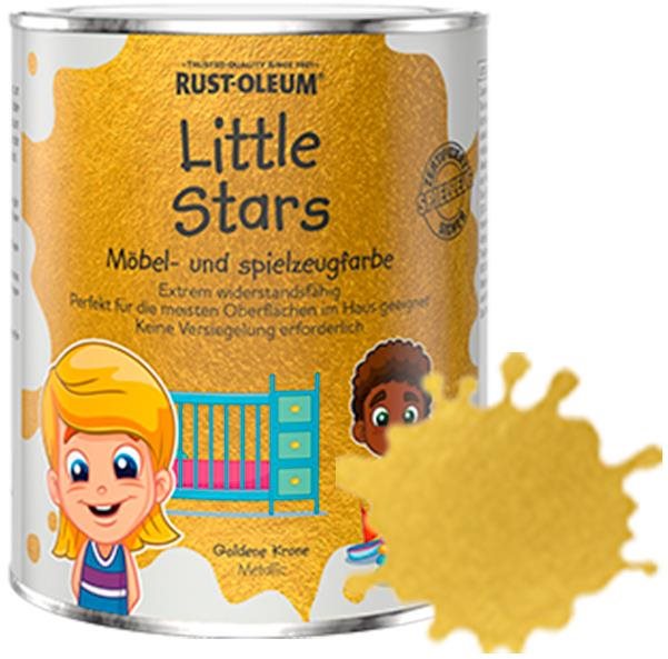 Rust-Oleum Certifikovaná barva na dětský nábytek a hračky, zlatá, RO.20120.DE.0.25