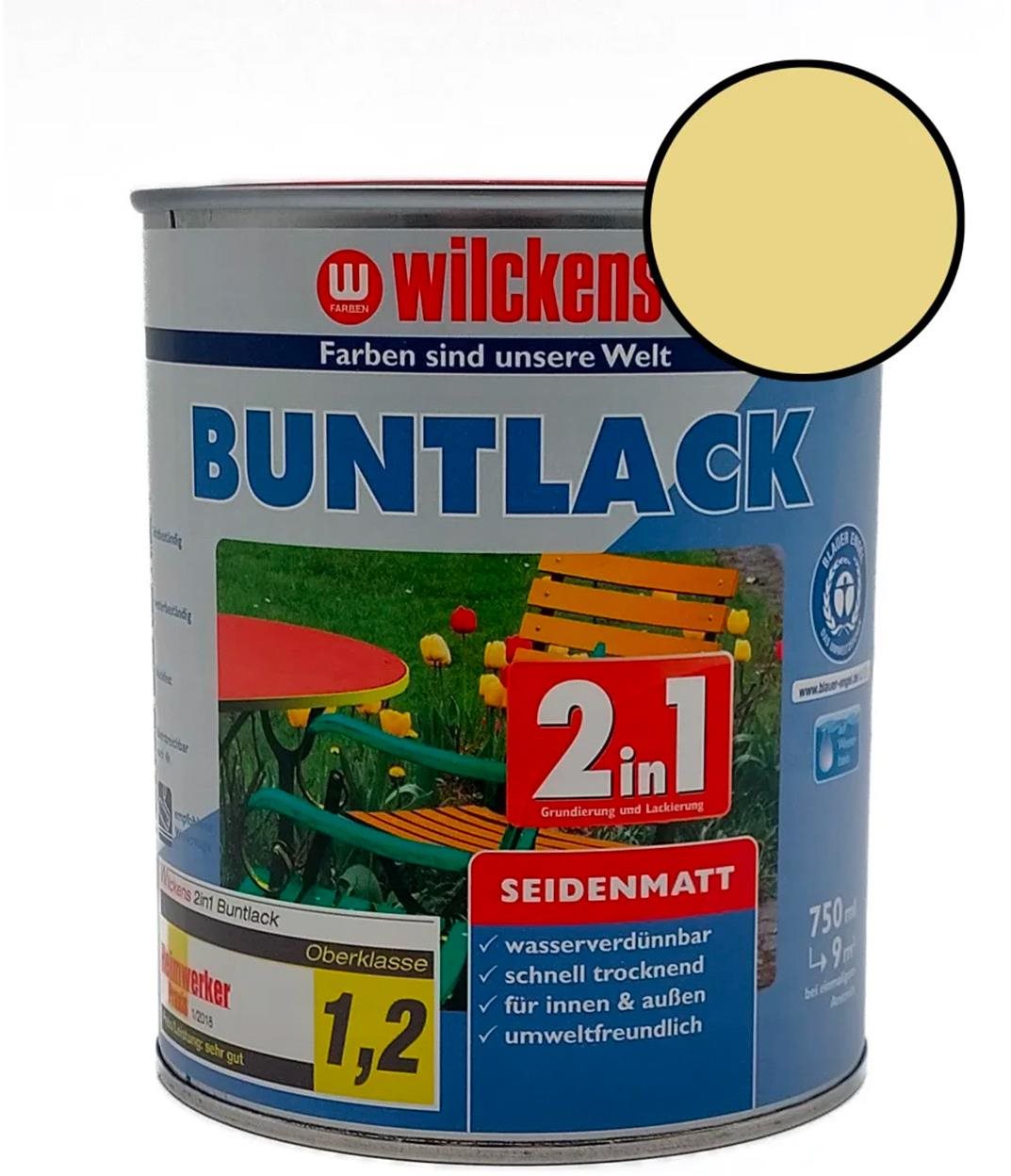 Wilckens Vodouředitelná univerzální akrylátová matná barva 2 v 1 žlutá, WI.12411500050
