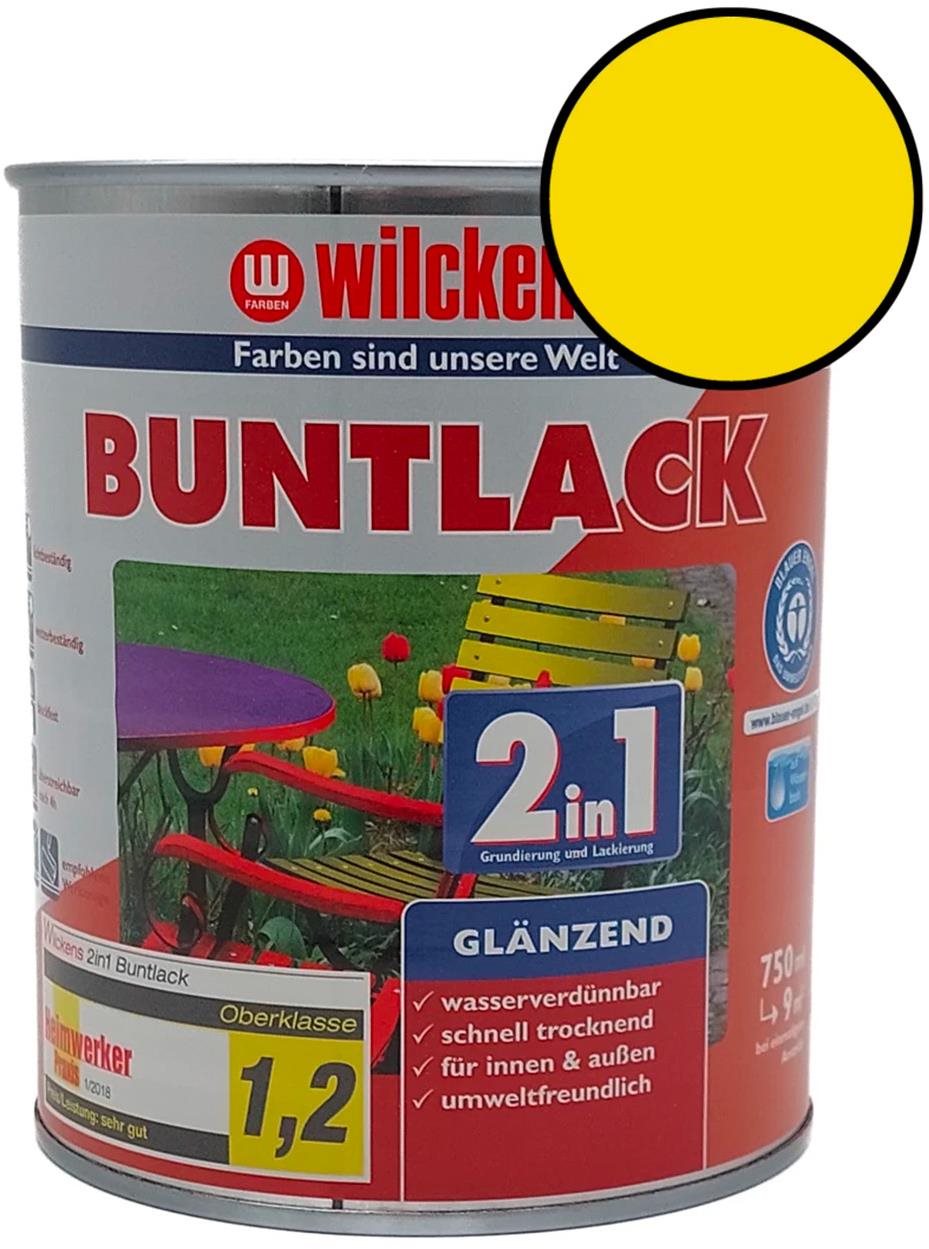 Wilckens Vodouředitelná univerzální akrylátová lesklá barva 2 v 1 žlutá, WI.10412100050