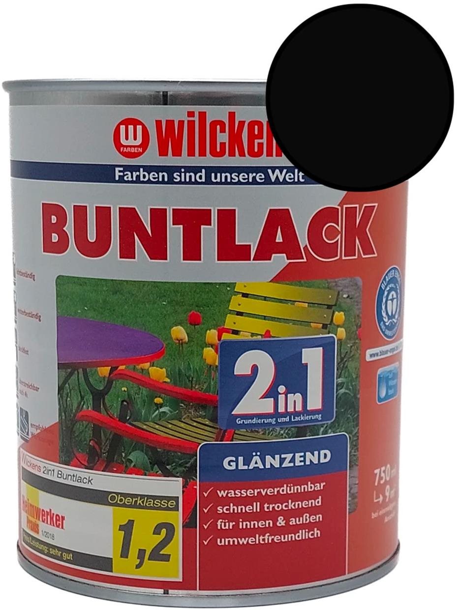 Wilckens Vodouředitelná univerzální akrylátová lesklá barva 2 v 1 černá, WI.10490500050