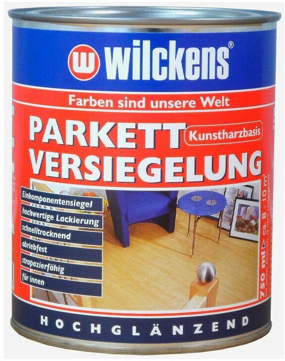 Wilckens Bezbarvý lak na parkety, dřevěné podlahy a schody ve vysokém lesku, WI.10000100050