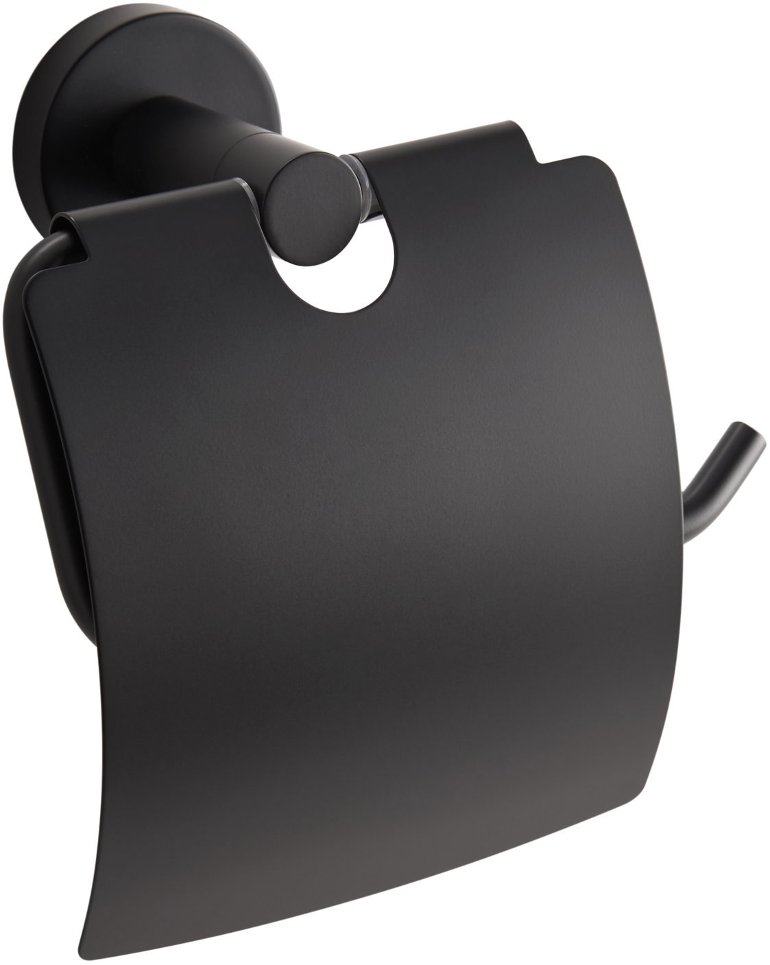 Fired Up Corporation Držák na toaletní papír s krytem, černý