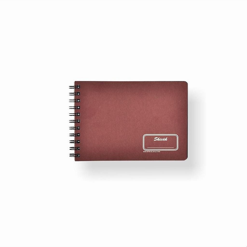 BOBO Retro A5, černý, 25 listů