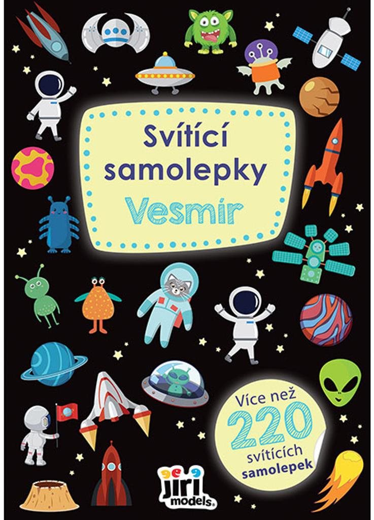Svítící samolepky Vesmír