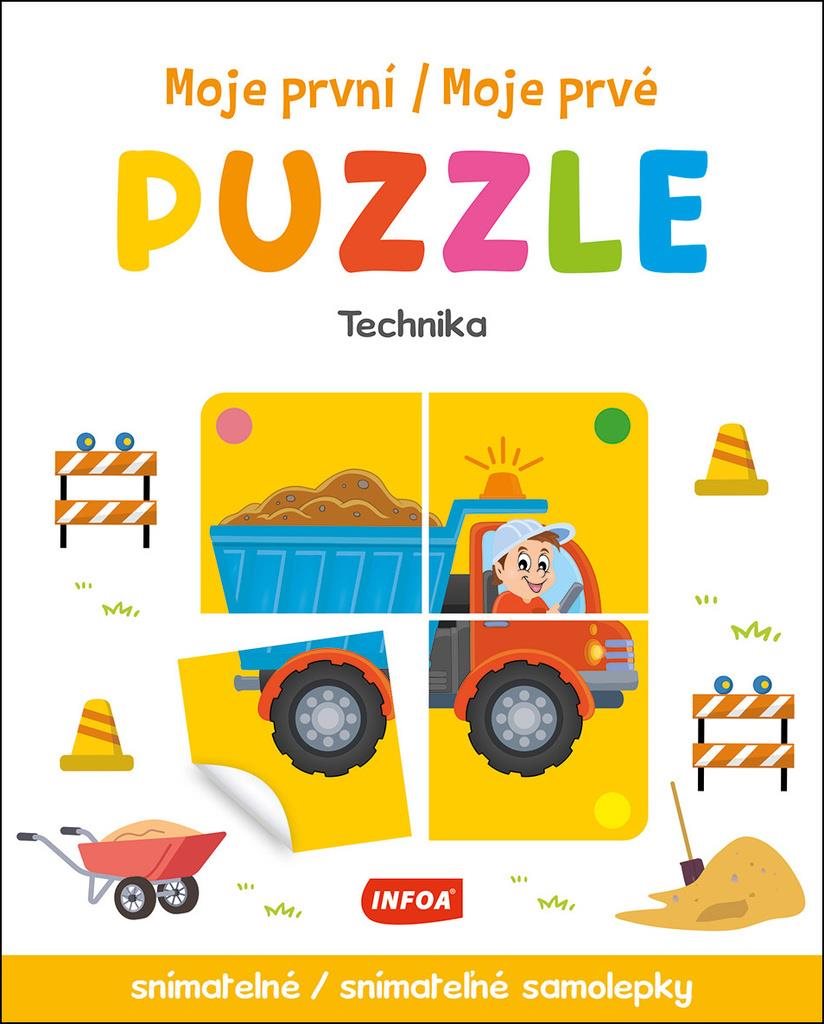 Moje první/Moje prvé puzzle Technika: snímatelné/snímateľné samolepky