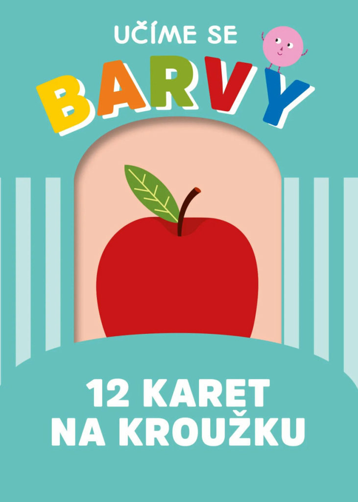 Učíme se barvy: 12 karet na kroužku