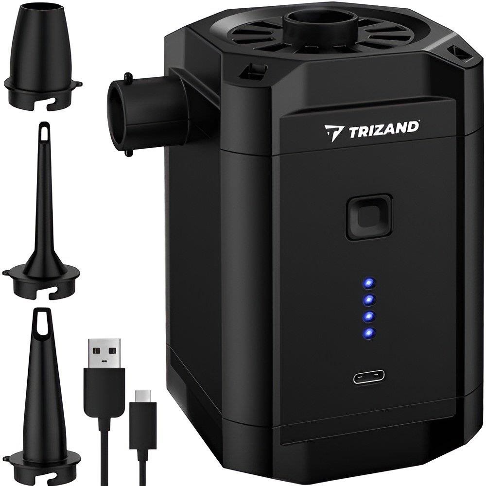 Trizand 20790 Elektrická bezdrátová pumpa pro matrace USB, 5000 mAh