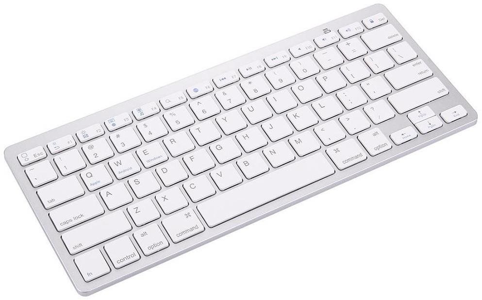 Verk 06245 Bluetooth klávesnice iOS/Android/Win stříbrná