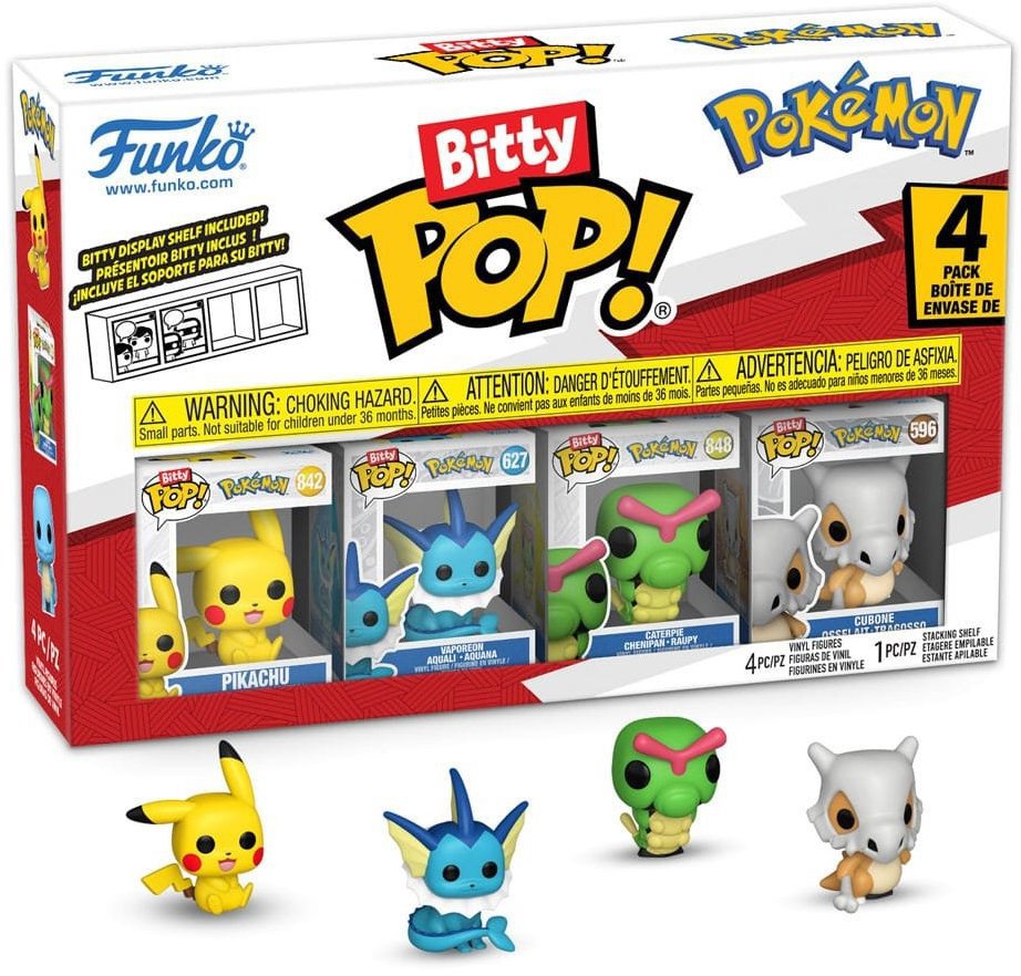 Funko Pop! Pokémon Bitty 4-Pack Series 1 2,5 cm