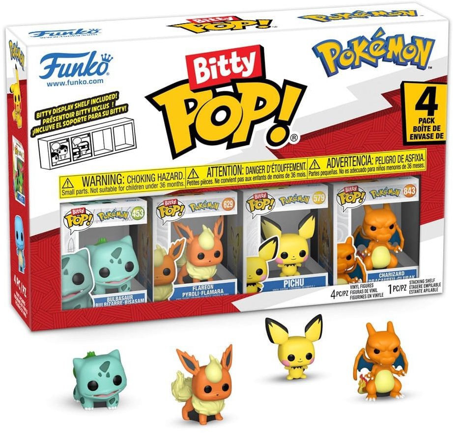 Funko Pop! Pokémon Bitty 4-Pack Series 3 2,5 cm
