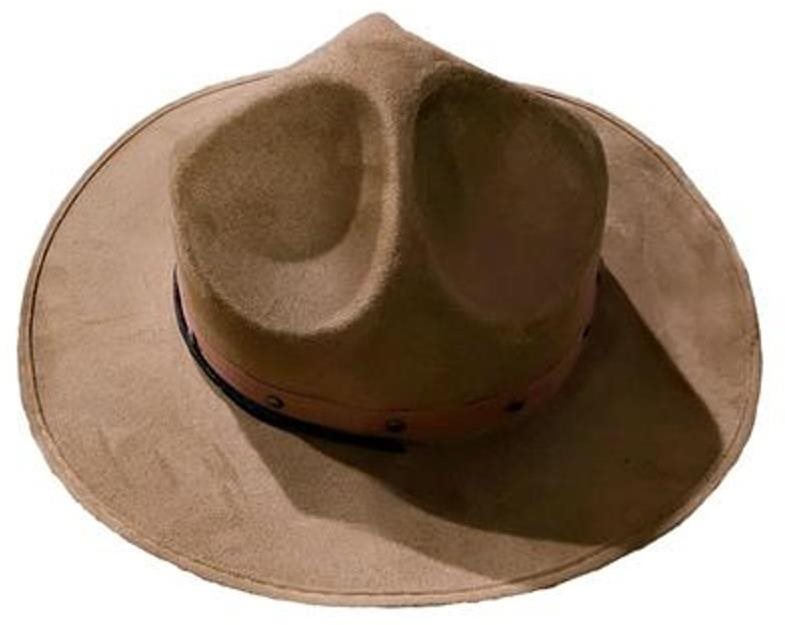 Funny Fashion Klobouk Ranger Scout hnědý