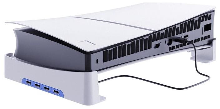 PGTech Horizontální stojan s USB HUB pro konzole Playstation 5 Slim