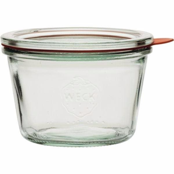 Weck Zavařovací sklenice 250 ml 4ks víčko těsnění svorky 4ks