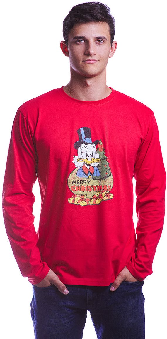 Disney X-mas - tričko s dlouhým rukávem M