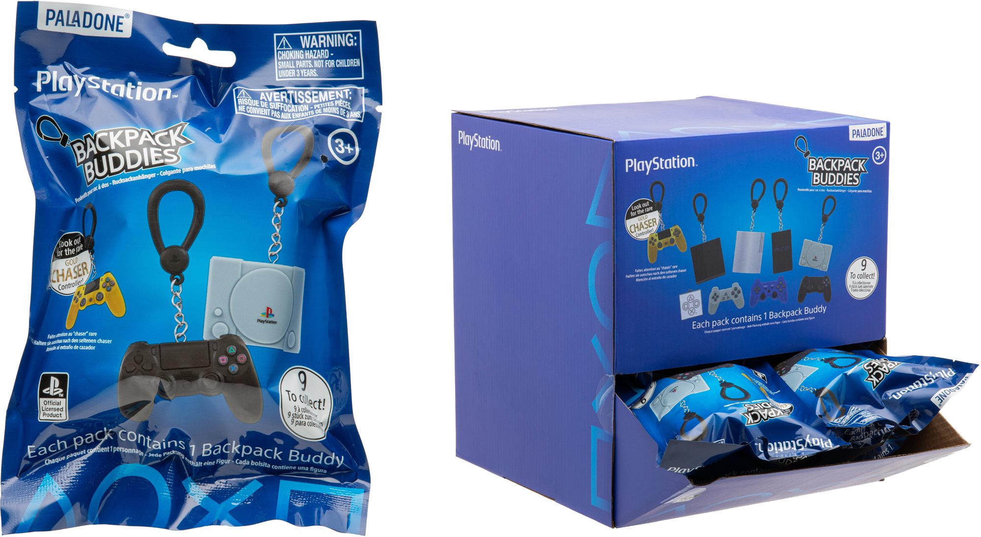 PlayStation - Backpack Buddies - přívěsek - náhodný výběr, 1ks