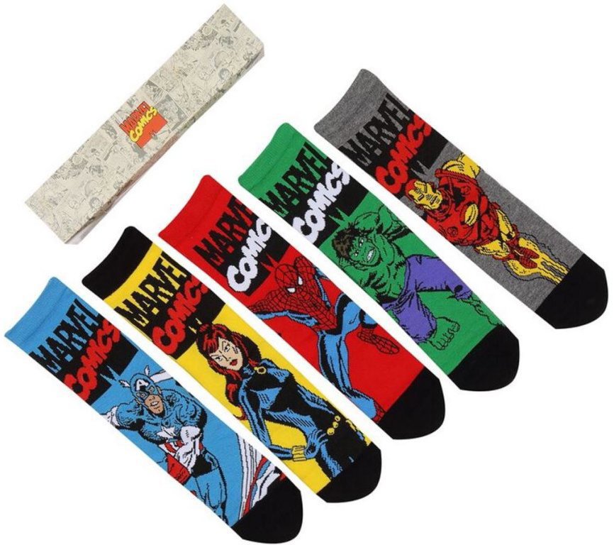 Marvel - Avengers - Ponožky pánské set 5 párů 36-39