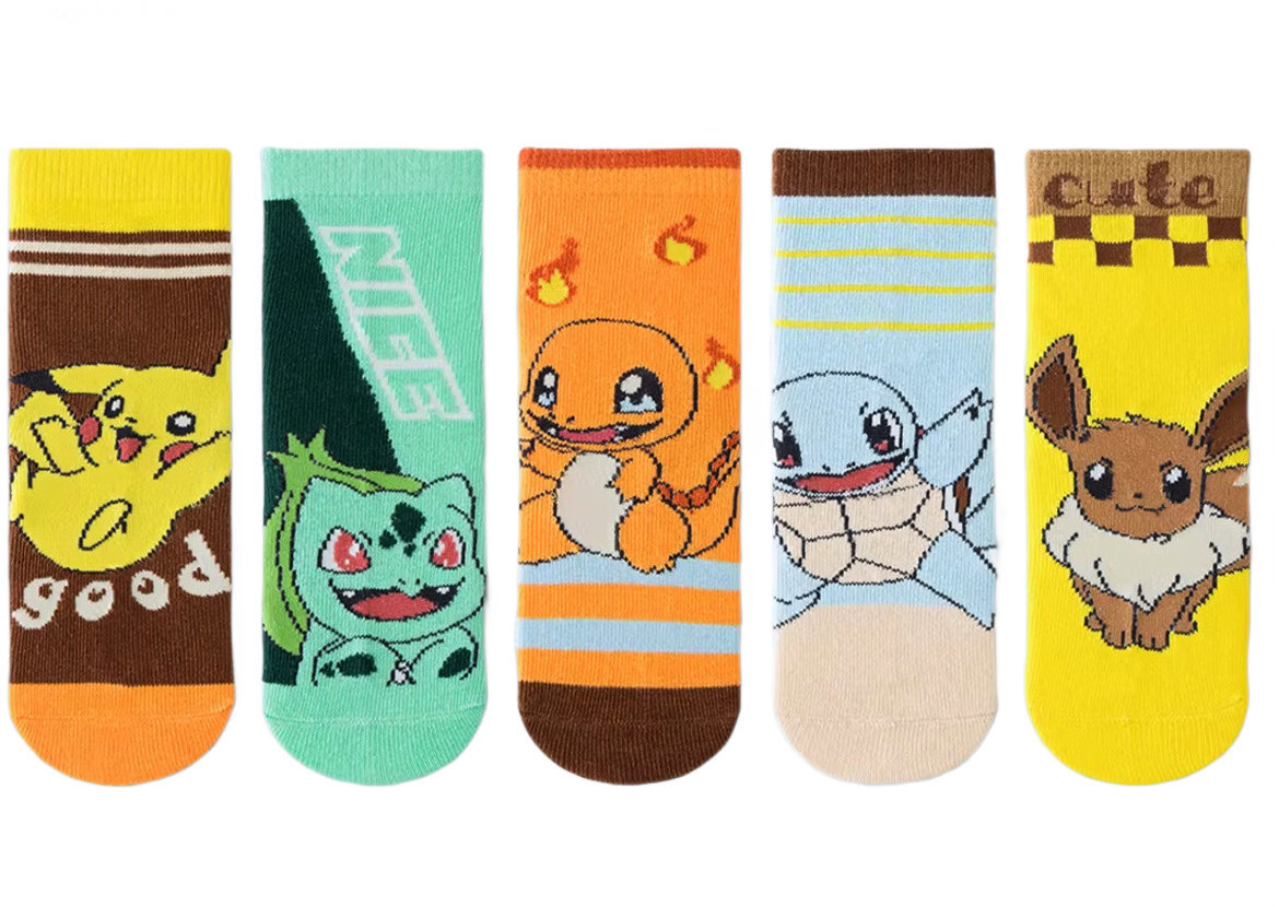 Pokémon - dětské ponožky 3-5 let 5 párů