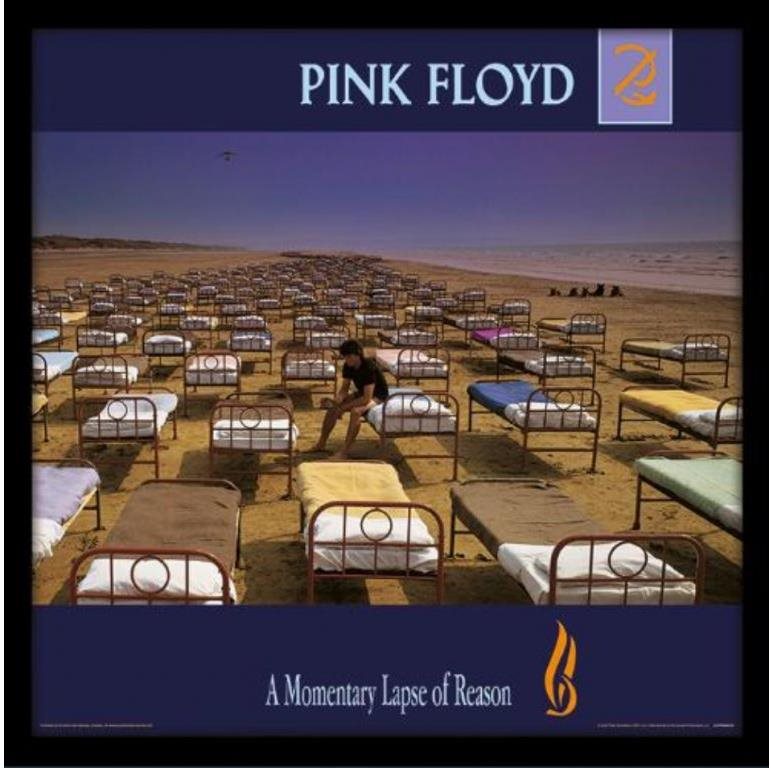 Pink Floyd: A Momentary Lapse of Reason - plakát v rámu