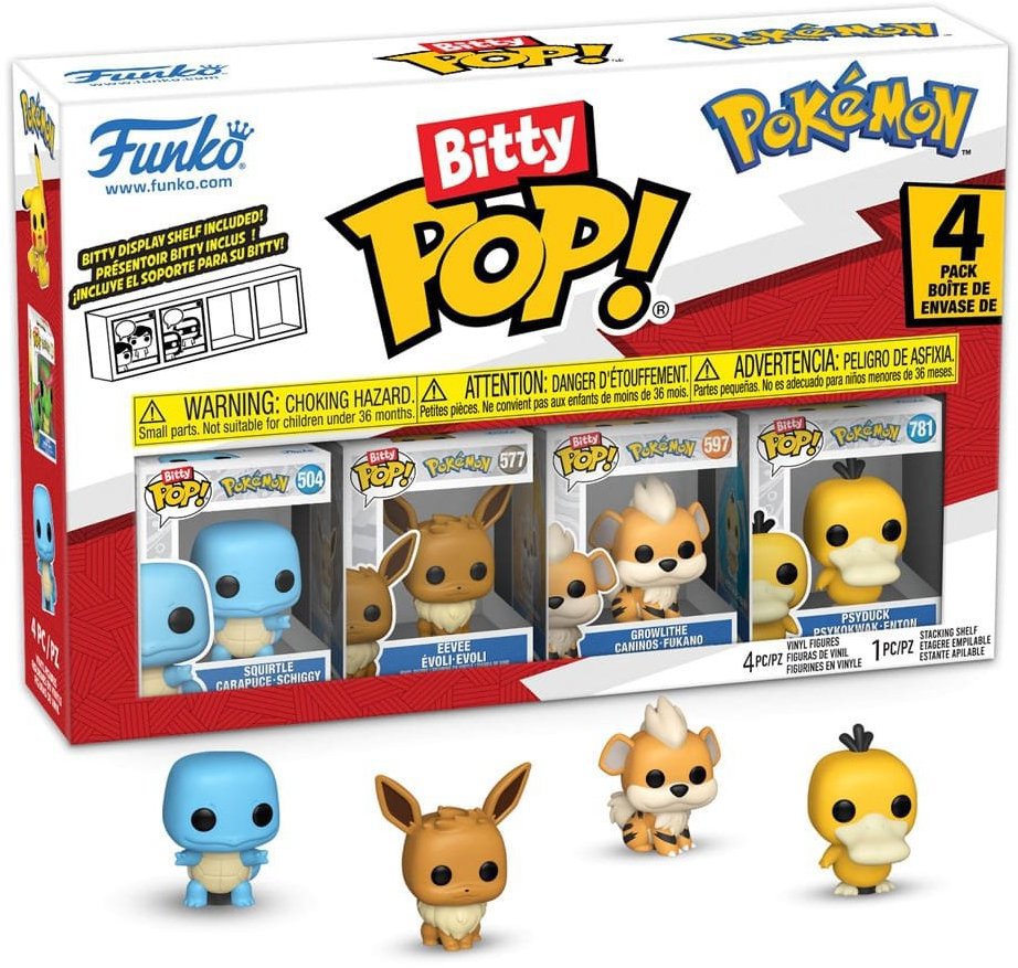 Funko Pop! Pokémon Bitty 4-Pack Series 4 2,5 cm