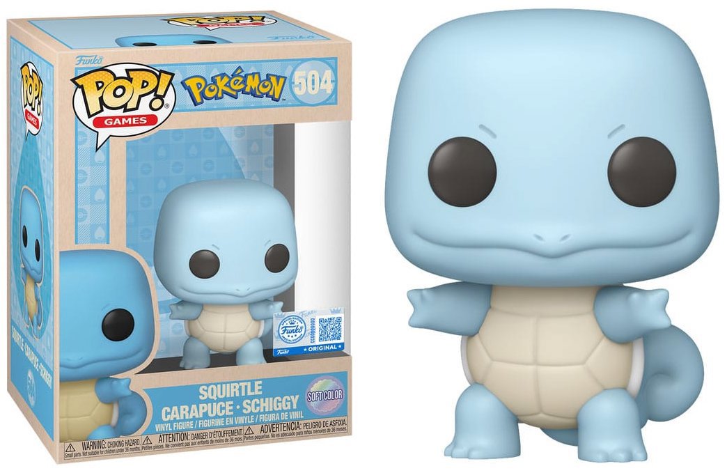 Funko Pop! Pokémon Squirtle Special Soft Color Edition