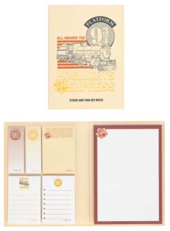 Harry Potter: Platform 9 3/4 - blok s lepicími štítky