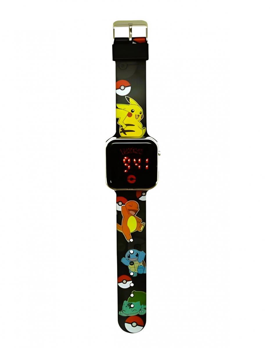 Led hodinky Pokémon pok4322 černé