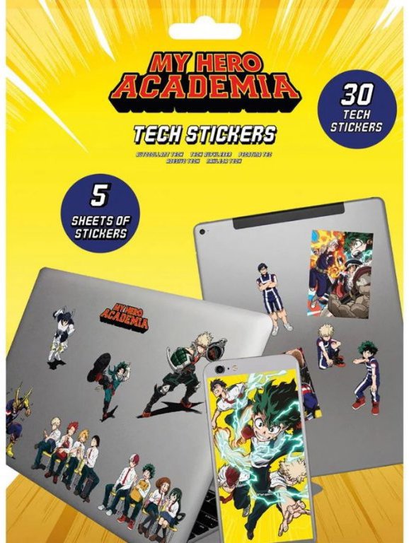 My Hero Academia - samolepky na elektroniku