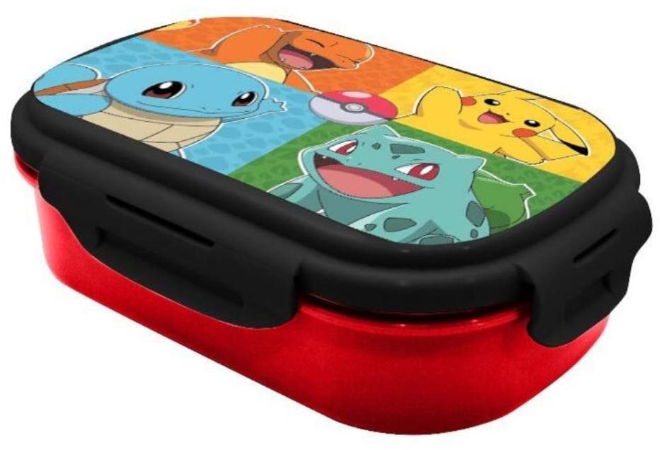 Pokémon: Four Pokemons - box na svačinu s příborem