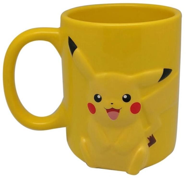 Pokémon: Pikachu - 3D keramický hrnek