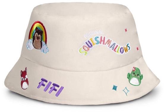 Difuzed Squishmallows klobouk - mix béžový