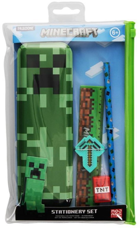 Minecraft: Creeper - dárkový školní set