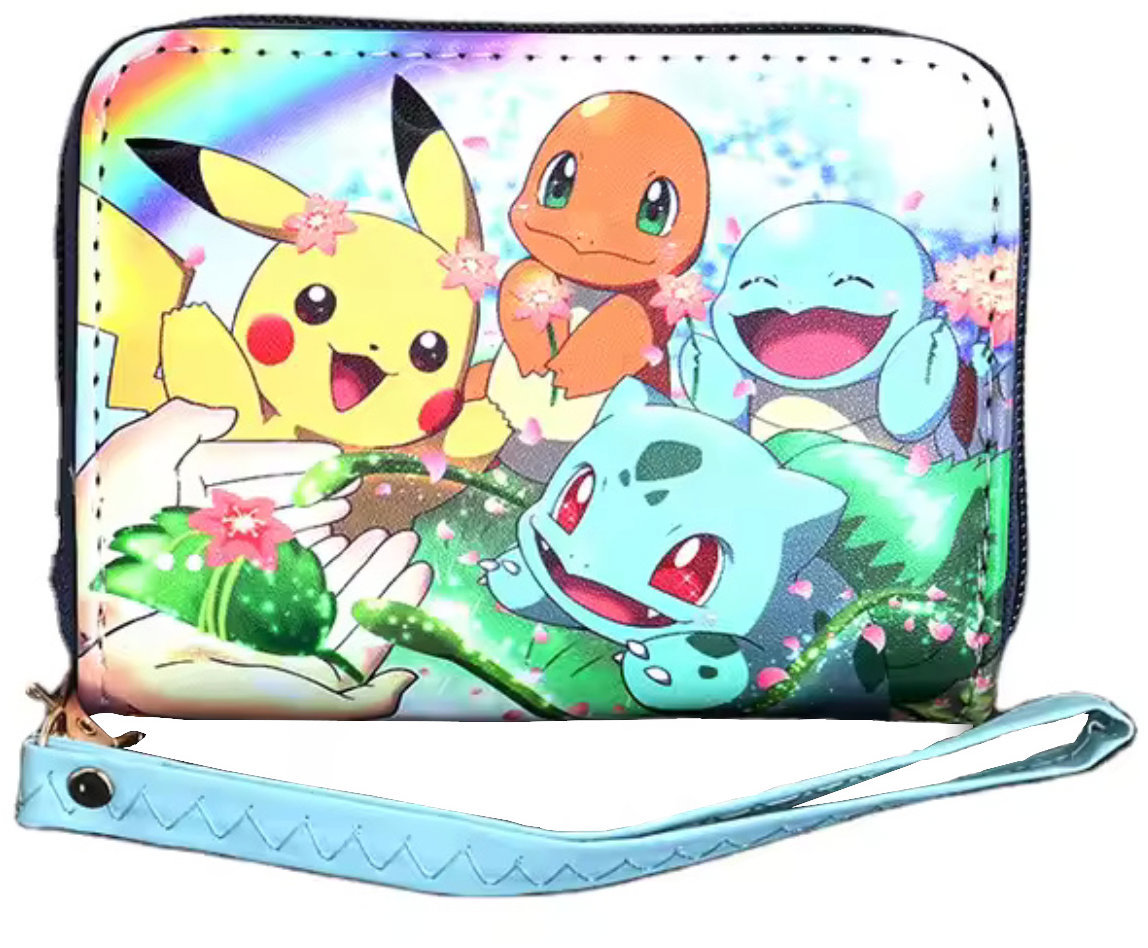 Pokémon - dětská peněženka s poutkem a karabinou