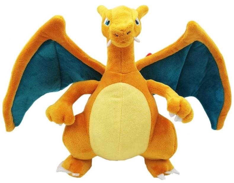 Plush Pokémon Charizard s ohněm 23 cm